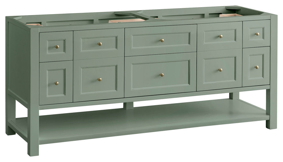 Breckenridge 72" Double Vanity, Smokey Celadon