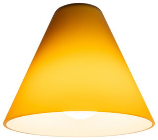 Inari Silk Martini Pendant Glass Shade, Amber