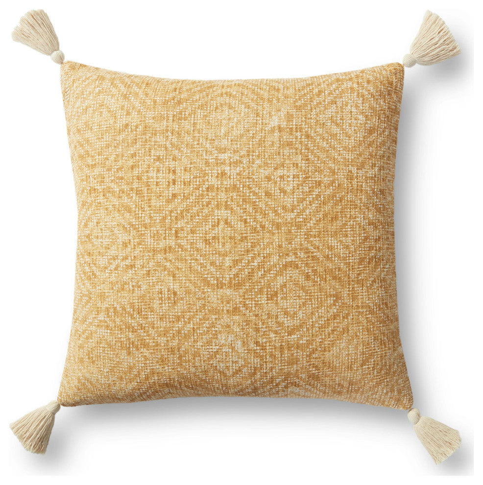 Loloi P0621 Yellow 13" x 21" Cover w/Poly Pillow
