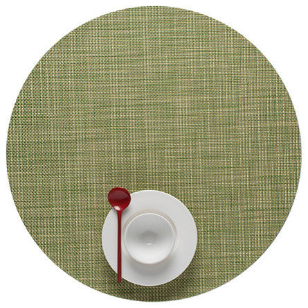 Mini Basket Table Mat, 15" Round, Dill