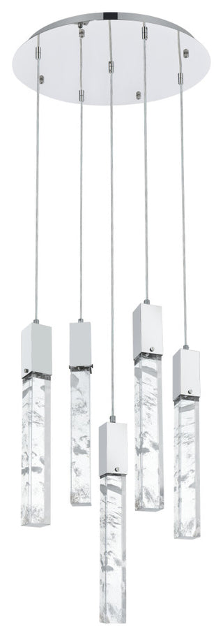 Home Living 20" Chandelier, Black