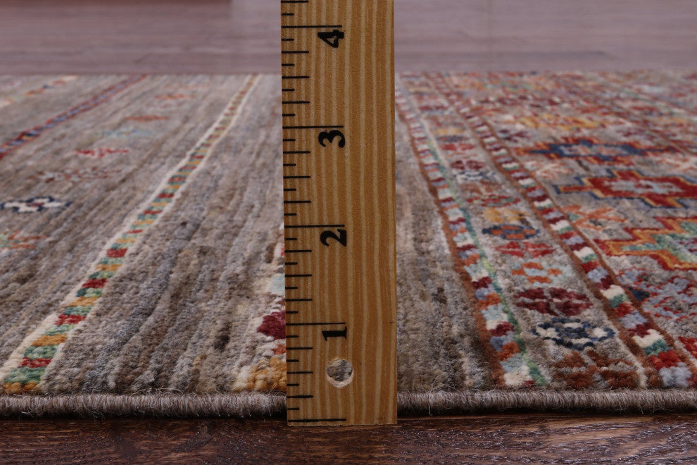 Khorjin Super Kazak Hand-Knotted Runner Rug 2' 7" X 9' 4" - Q12572