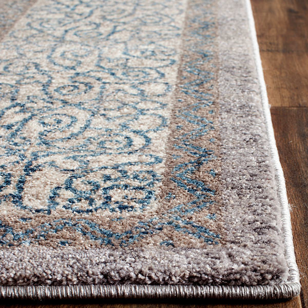 Safavieh Sofia Sof365A  Rug, Light Grey/Blue, 6'7" X 9'2"