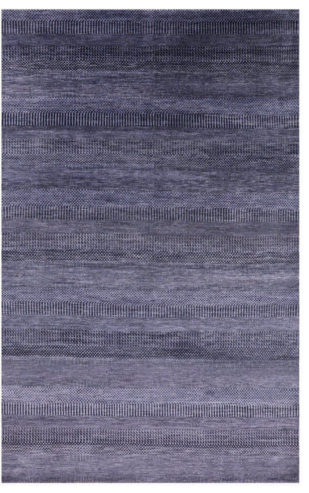 Hand Knotted Wool and Silk Savannah Grass Rug 6' 0" X 9' 3" Q11927