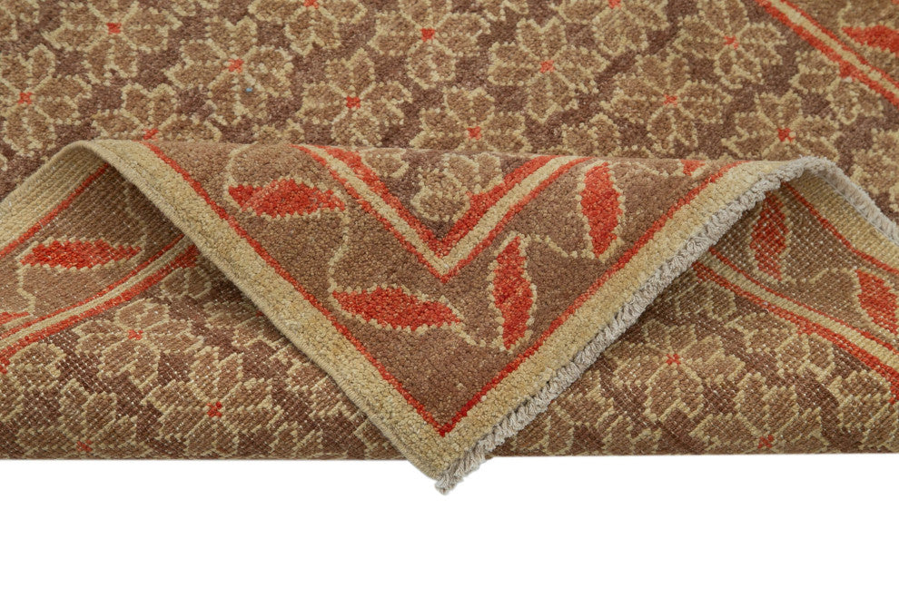 Rug N Carpet - Handwoven Oriental 2' 7" x 9' 10" Runner Oushak Area Rug