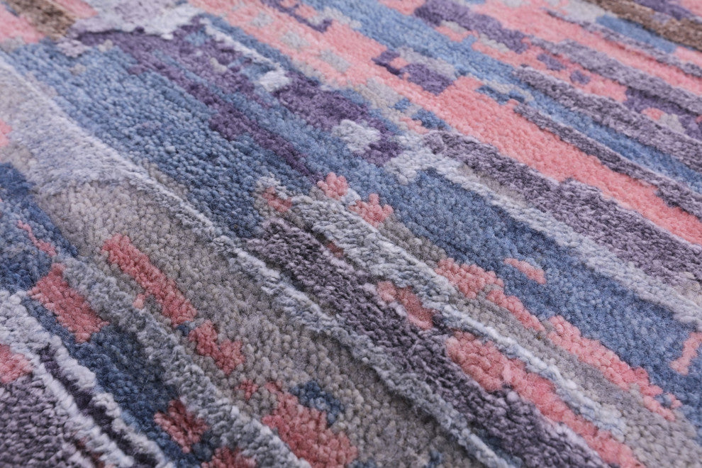 Wool & Silk Abstract Handmade Rug 12' 1" X 15' 2" - Q14859
