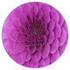 Purple Flower And Petals, Modern Flower Round Wall Art, 11"