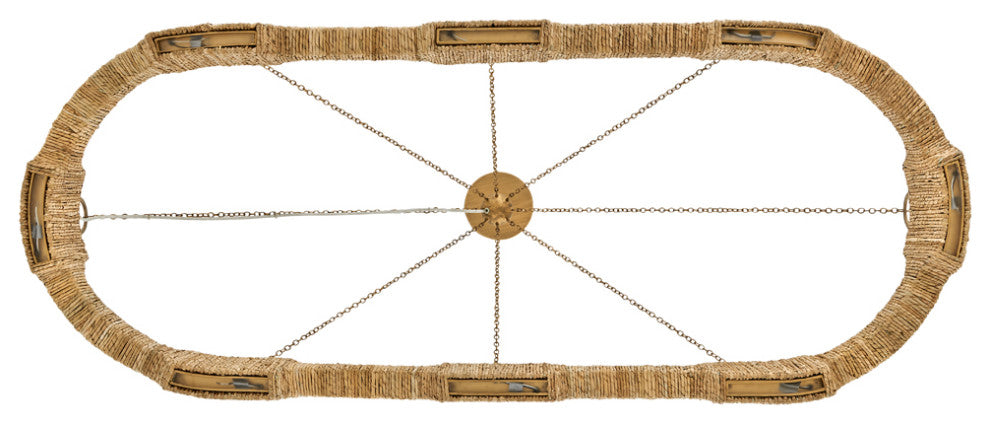 Hinkley Raffi Large Led Linear, Burnished Gold