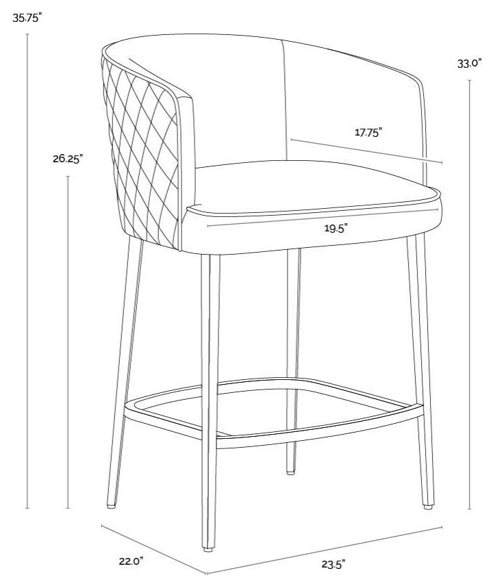 Cornella Counter Stool Danny Iceberg