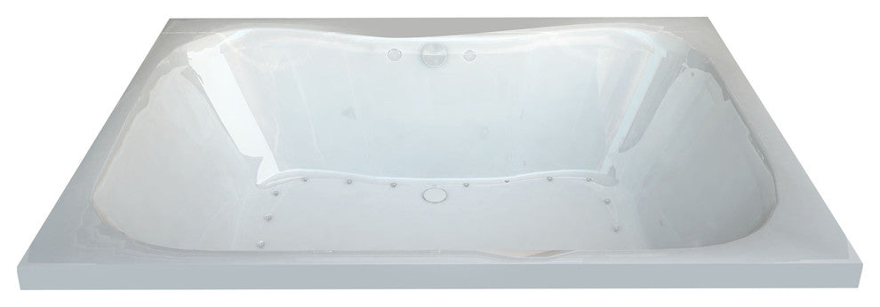 Atlantis Whirlpools Neptune 48 x 60 Rectangular Air Jetted Bathtub