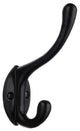 Decorative Hooks For The Home, Black Wrought Iron