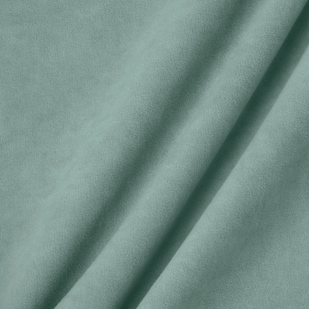 Delara Set of 1 Velvet 20x20", Cushion Cover, Light Blue, Pillow Cover Only