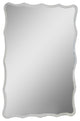 Decor Wonderland Frameless Ridge Mirror
