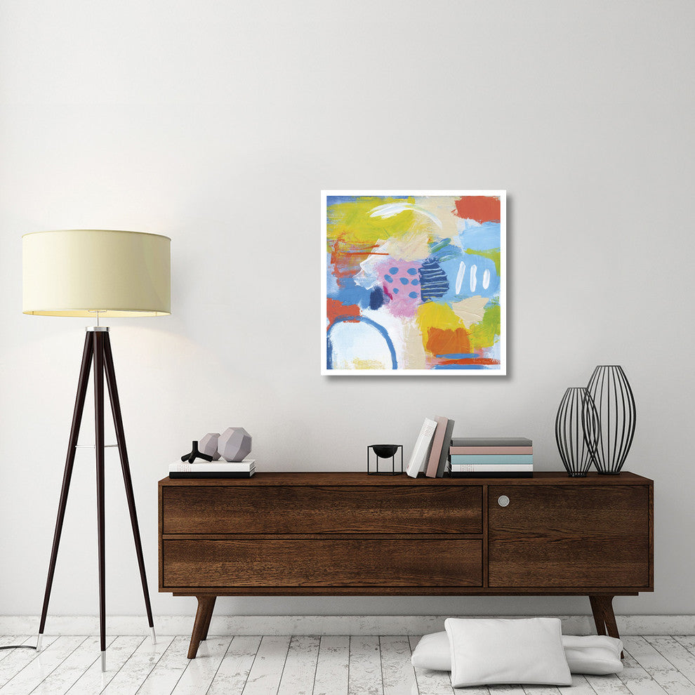 "Cheerful II" Digital Paper Print by Farida Zaman, 32"x32"