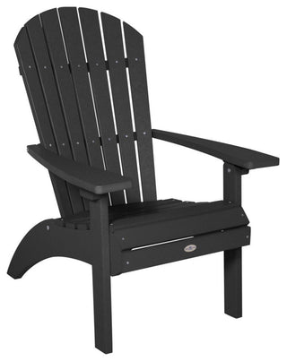 Waterfall Comfort Height Adirondack Chair, Black Sand