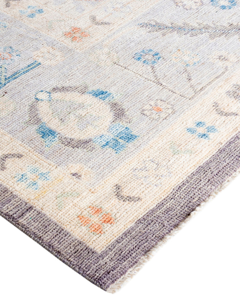 Oushak One-of-a-Kind Hand-Knotted Area Rug Gray, 8'9" x 11'8"