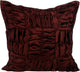 Brown Decorative Pillow Covers 12"x12" Satin, Dreamy Brown