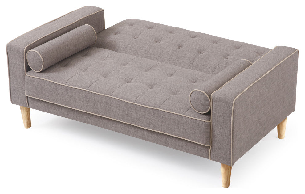 Andrews Love Seat Bed, Gray
