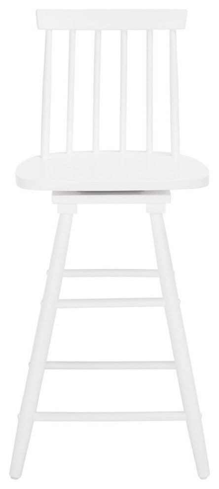 Safavieh Quai Swivel Counter Stool, White