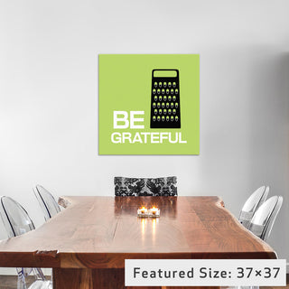 "Be Greatful Gallery" by iCanvas, 12x12x1.5"