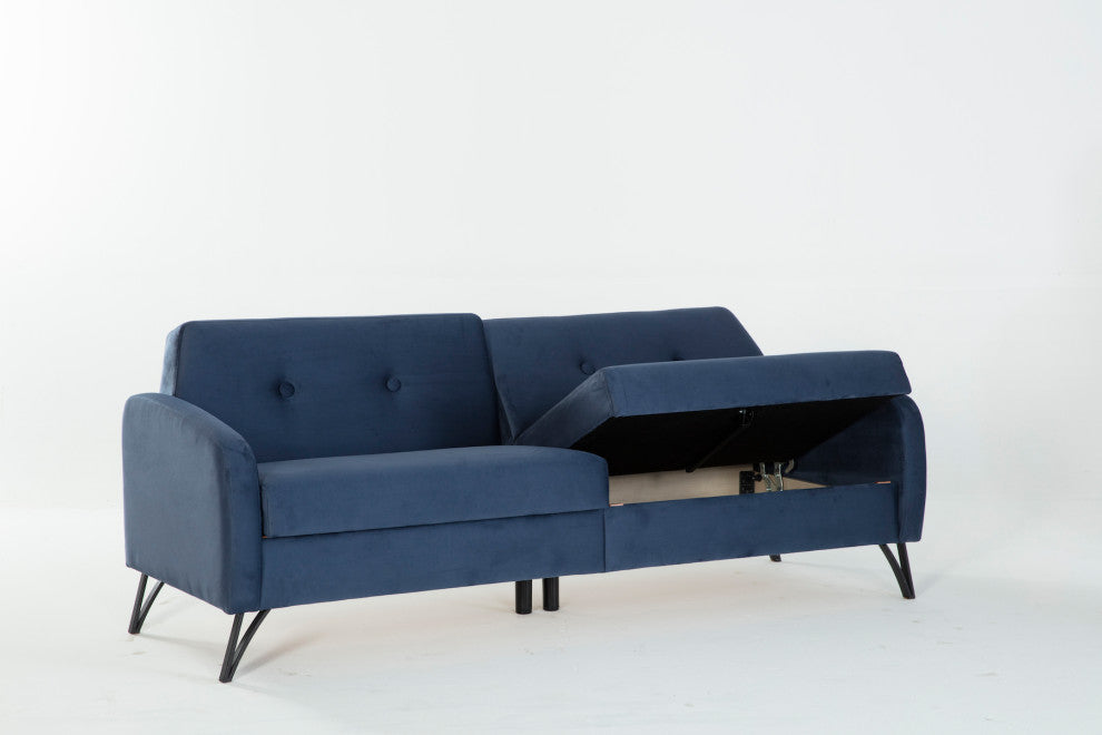 Juniper 3 Seat Sleeper, Vika Navy Blue