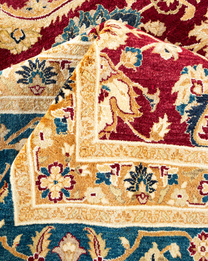Mogul, One-of-a-Kind Hand-Knotted Area Rug Red, 8' 2" x 10' 5"