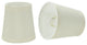 Aspen Creative 32717-X Hardback Empire Clip-On Lamp Shade Off White 3" x 4" x 4"