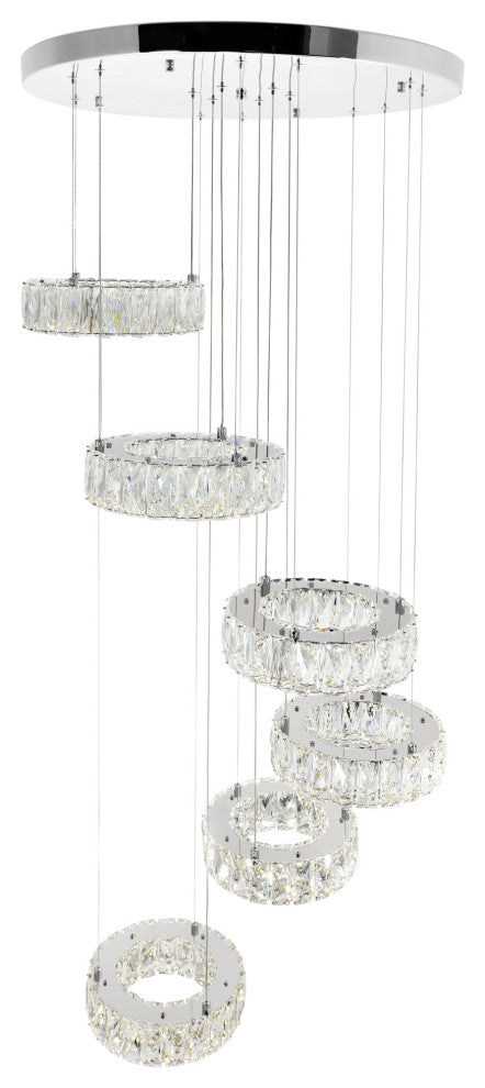 Madeline LED Chandelier With Chrome Finish