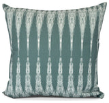 Peace 1, Geometric Print Pillow, Green, 18" x 18"