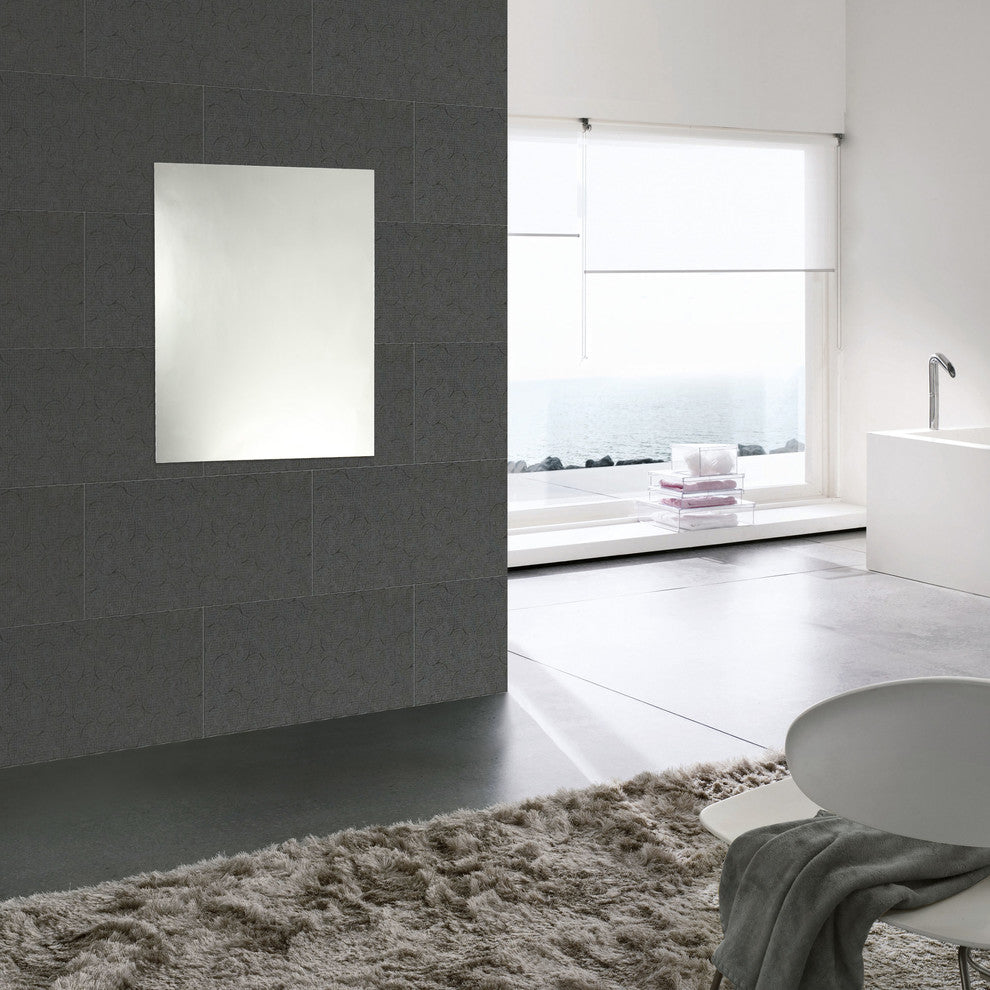 Baldwin Large Frameless Wall Mirror 28"x35"