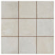 Kings Etna Encaustic Ceramic Floor and Wall Tile, White