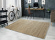 Indigo Stitching Organic Jute Area Rug, 9'x12'