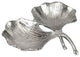 Two Section Textured Flower Serving Bowl