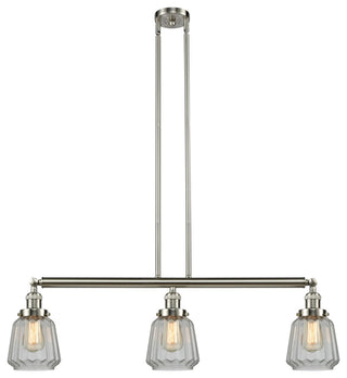Innovations Lighting 213-Sn-S-G142-Led 3 Light Dimmable Led Island Light