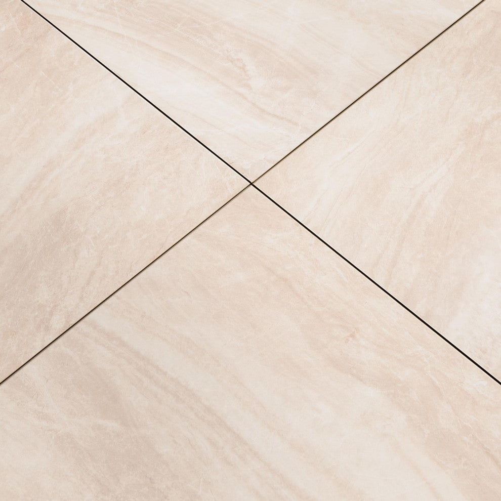 Praia Crema 24X24 Porcelain Paver, 52 Sft