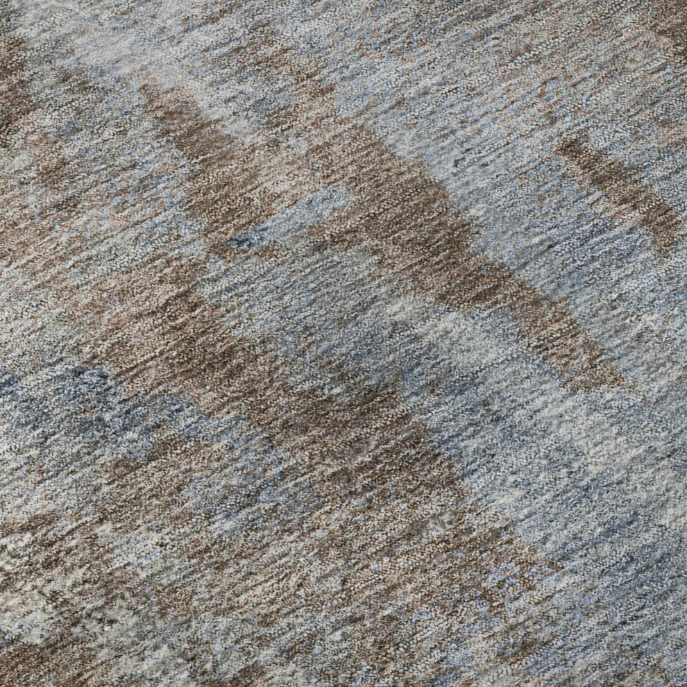 Premium Machine Washable Mayfield AMF573 Brown 2'6" x 3'10" Rug
