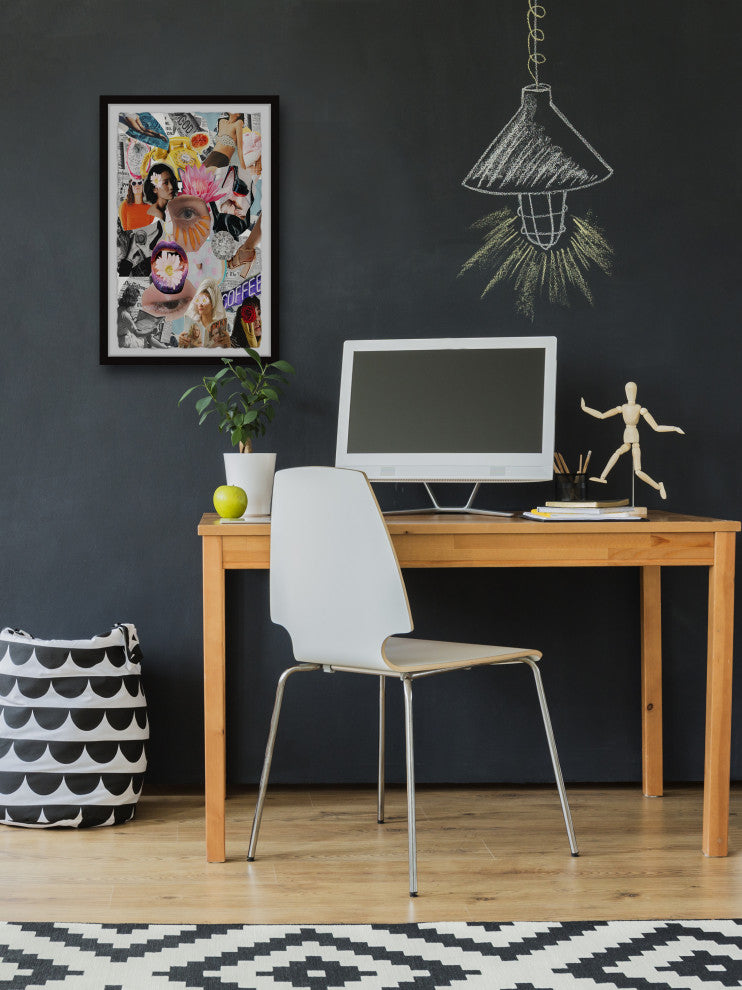 "Good Coffee" Framed Painting Print, 30x45