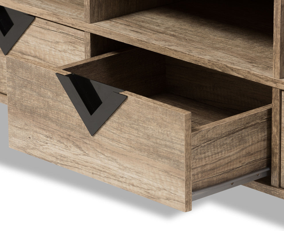 Wales Light Brown Wood 55" TV Stand