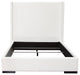 Seattle Queen Bed in White Linen by Diamond Sofa