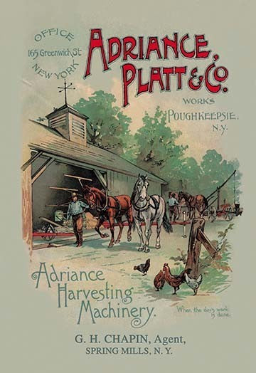 Adriance, Platt and Co.- Fine Art Giclee Print 24" x 36"