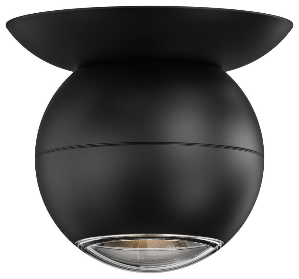 Sonneman 7509 Hemisphere 4"W LED Flush Mount Globe Ceiling - Textured Black