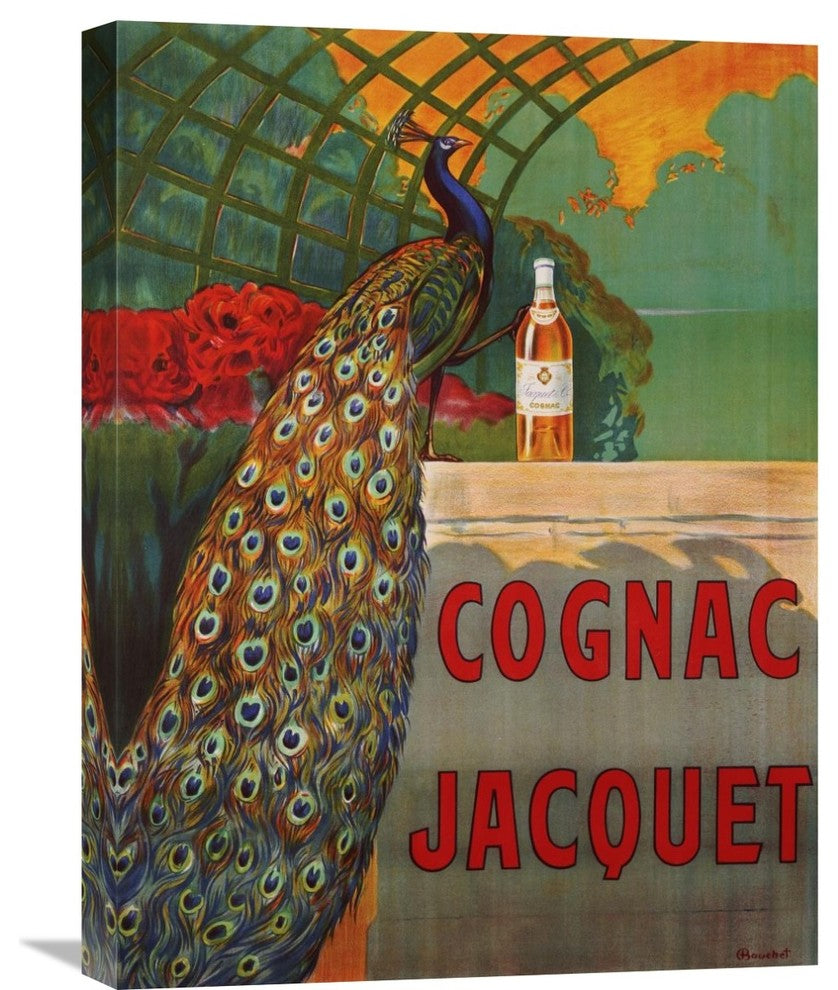"Cognac Jacquet, ca. 1930" Stretched Canvas Giclee by Camille Bouchet, 18"x24"