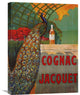 "Cognac Jacquet, ca. 1930" Stretched Canvas Giclee by Camille Bouchet, 18"x24"