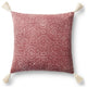 Loloi P0621 Red 13" x 21" Cover w/Down Pillow