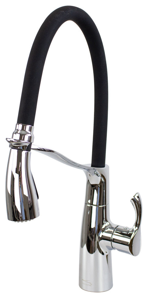 Transolid Organix Pull-Out Kitchen Faucet, Polished Chrome