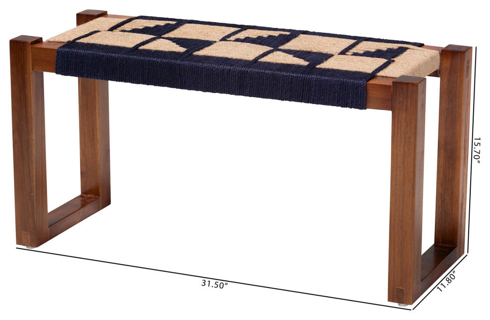 Jackie Two-Tone Accent Bench