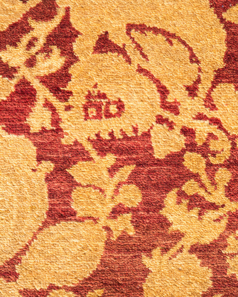 Mogul, One-of-a-Kind Hand-Knotted Area Rug Red, 4'2"x6'1"