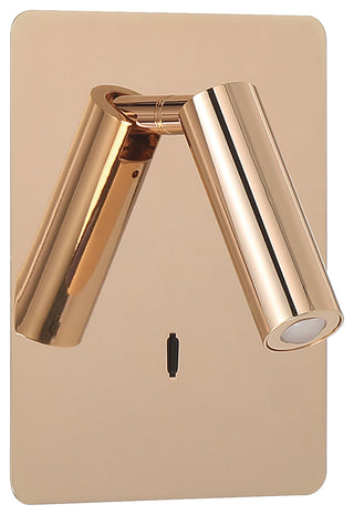 Villa LED Reading Light, Gold