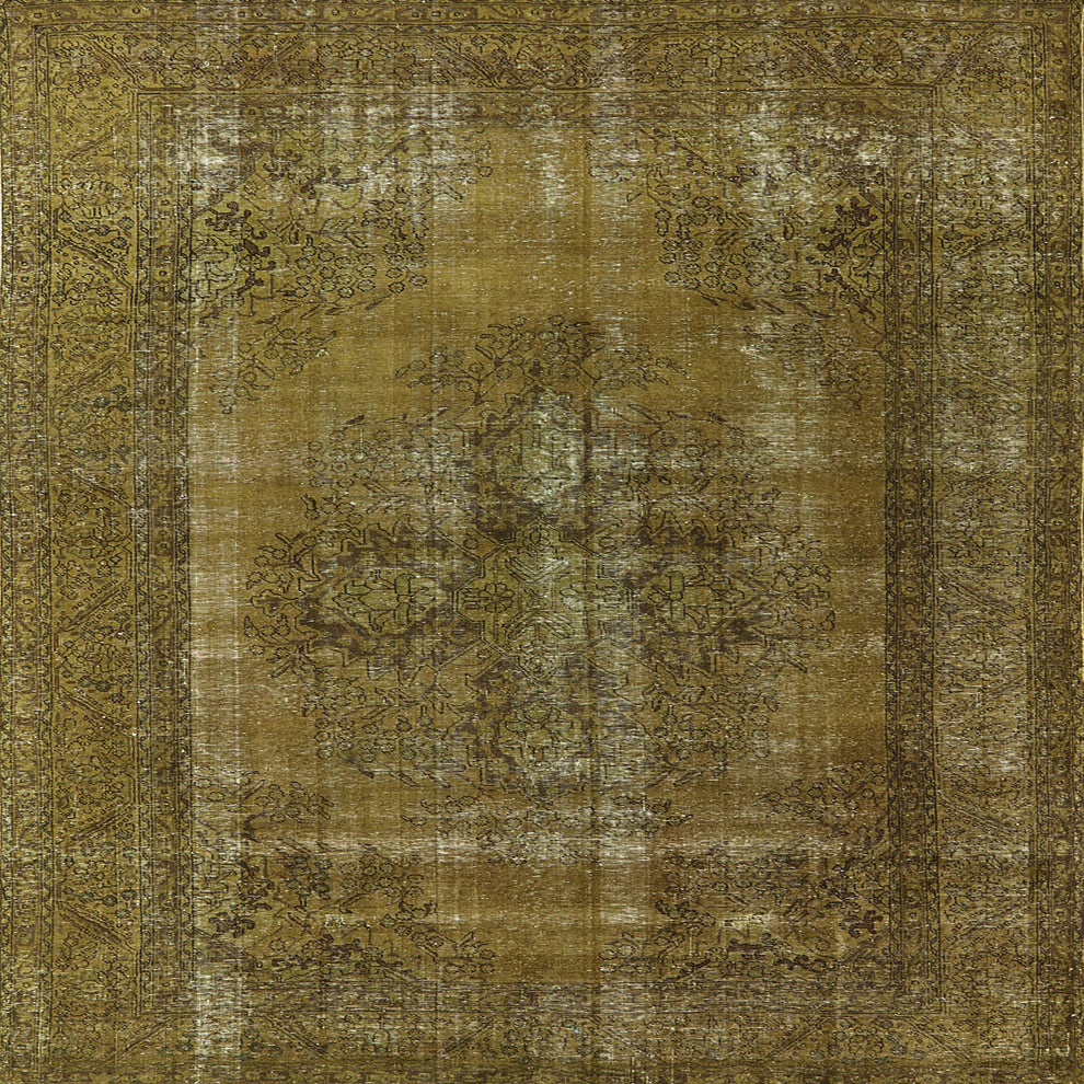 Ahgly Company Indoor Square Mid-Century Modern Area Rugs, 5' Square