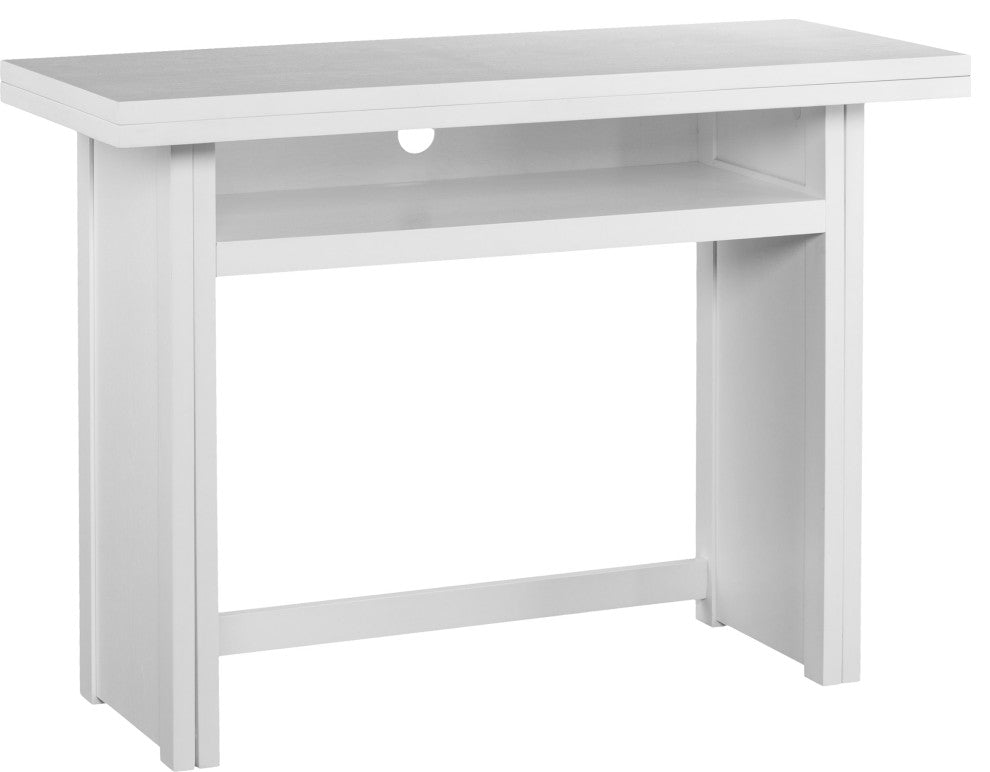 Kempsey Convertible Console to Dining Table, White